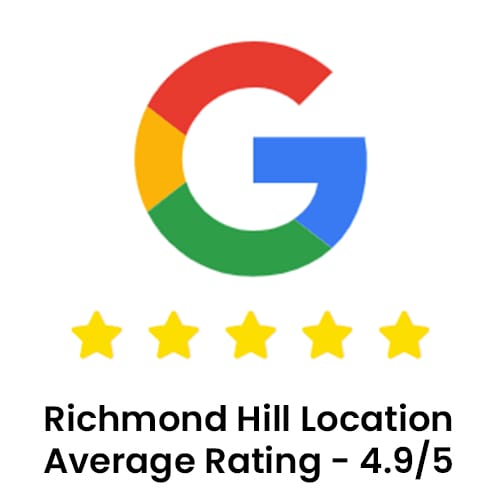 google average rating richmond hill location